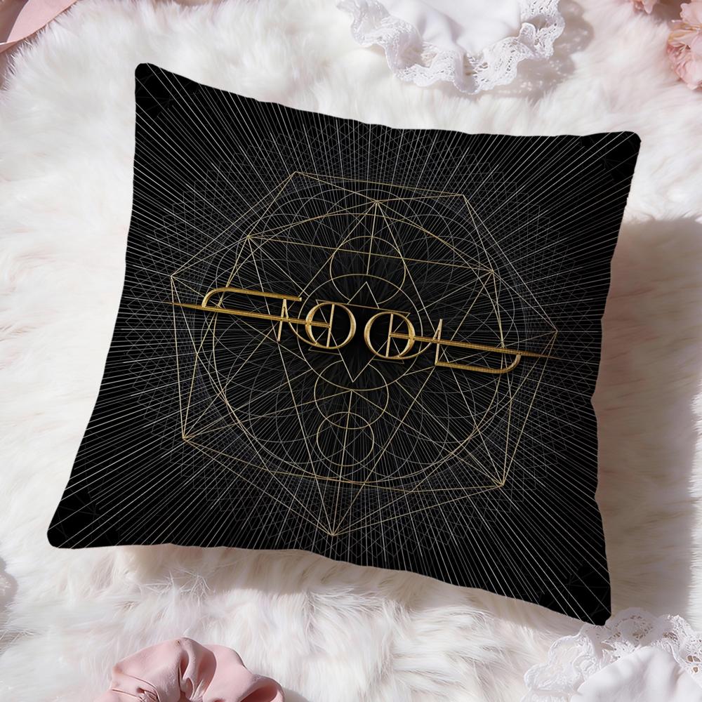 Copricuscino Banda Rock T-Tool Comfort Premium Copricuscino Reversibile - Design Due in Uno per Qualsiasi Stanza e Interno Auto