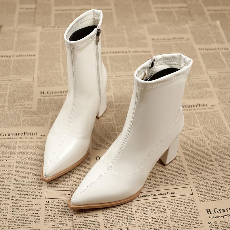 

Ботильоны с острым носком, женские, на высоком каблуке, модные, зимние, плюшевые, теплые, 2024, тренд, большие размеры 41 42, ретро, сексуальные, зимние, женские ботинки 42 бежевый