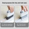 2-in-1 Window Slot Cleaning Brush Portable Door Groove Hair Grip Brushes Tight Gap Cleaner Brush for Household Deep Cleaning
