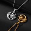 Pendant Sun Moon Star Round Accessories Versatile Jewelry Necklace