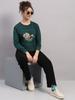 MONTE CARLO Women Round Neck Full Sleeve Sweatshirt