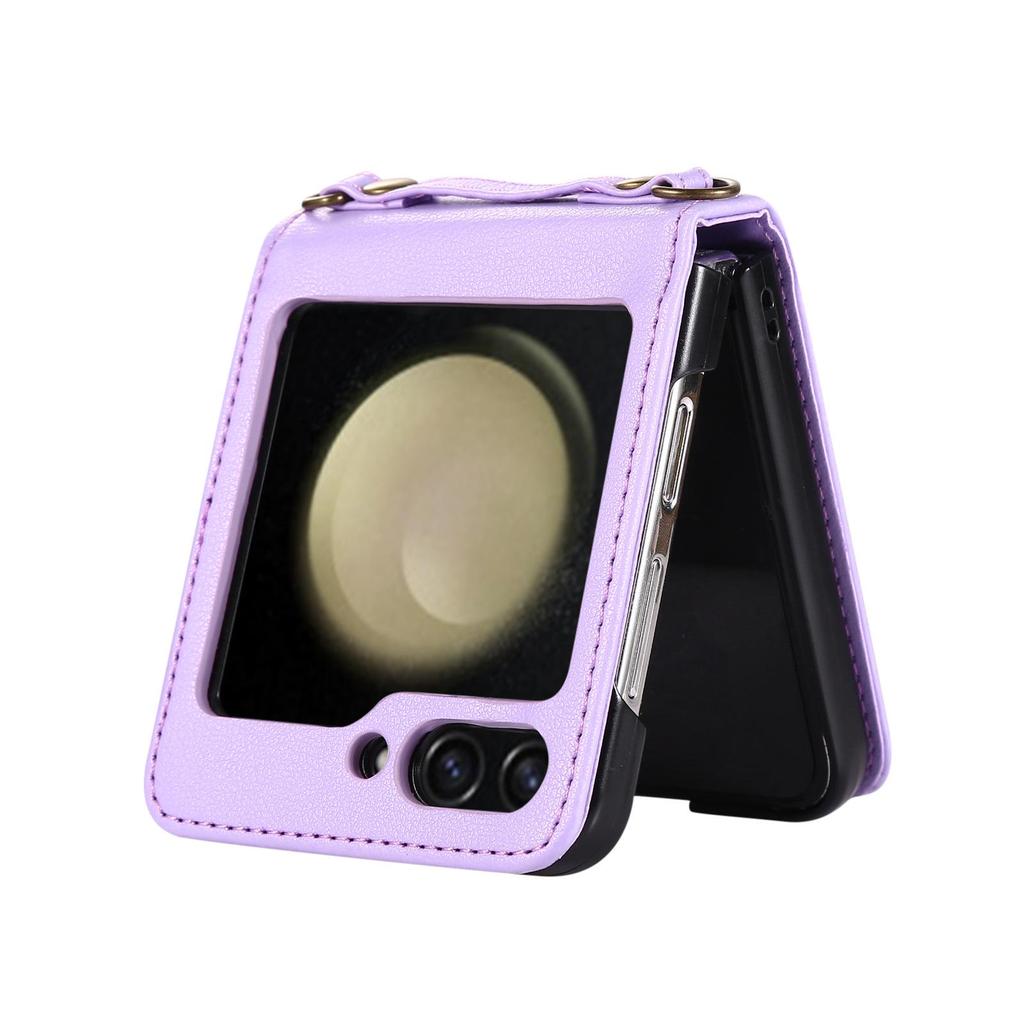Custodia pieghevole coreana ZFLIP3/4/5 per telefono con cordino di ricarica magnetico