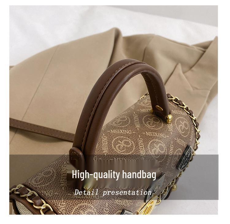 Dámská prémiová retro luxusní crossbody kabelka - evropský a americký styl, špičkový odznak, horký prodej malé kabelky
