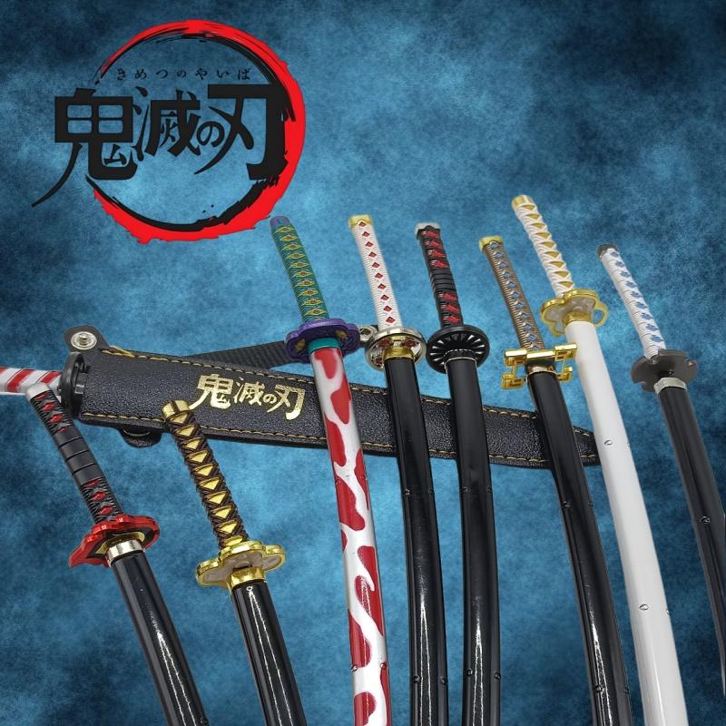 25cm Giappone Demon Slayer Decorazioni Anime Kimetsu No Yaiba Derivati Anime Accessori Samurai Ninja Merchandising Anime Regalo