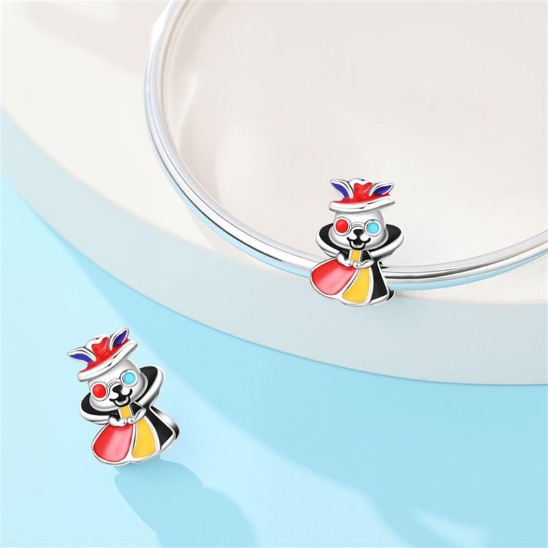 Copper Sir Cat Rabbit Queen Of Demon Realm Charms Beads Fit Original Bracelet Necklace Fine Jewelry Women Diy Gifts