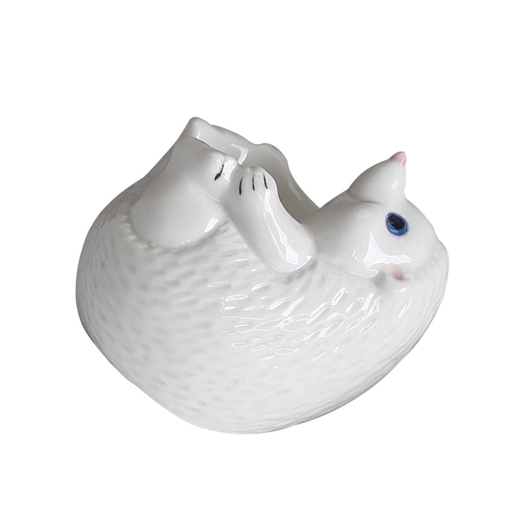 Keramický kalíšek na vejce ve tvaru ježka pro zábavný rodinný moment při snídani Multifunkční sukulentní květináč Bonsai květináč Dekory