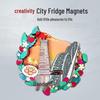 Liaoning Dandong Cultural Souvenir Wooden Magnet Ornament