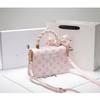 Mädchen Rosa Textur Nischen Tasche 100 Hand Frachtbrief Schulter Umhängetasche Weihnachten Geschenk Square Bag