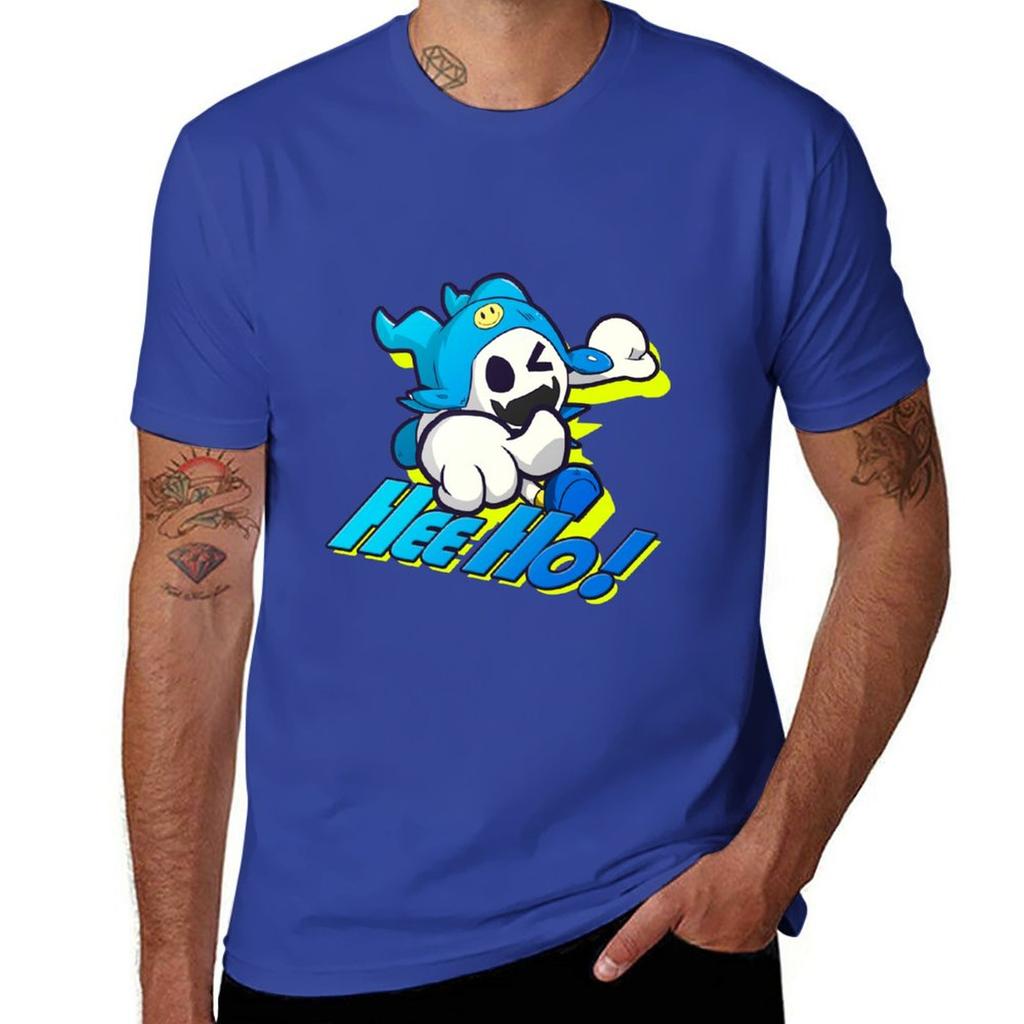 Hee Ho TShirt sweat summer top plus size tops mens white t shirts