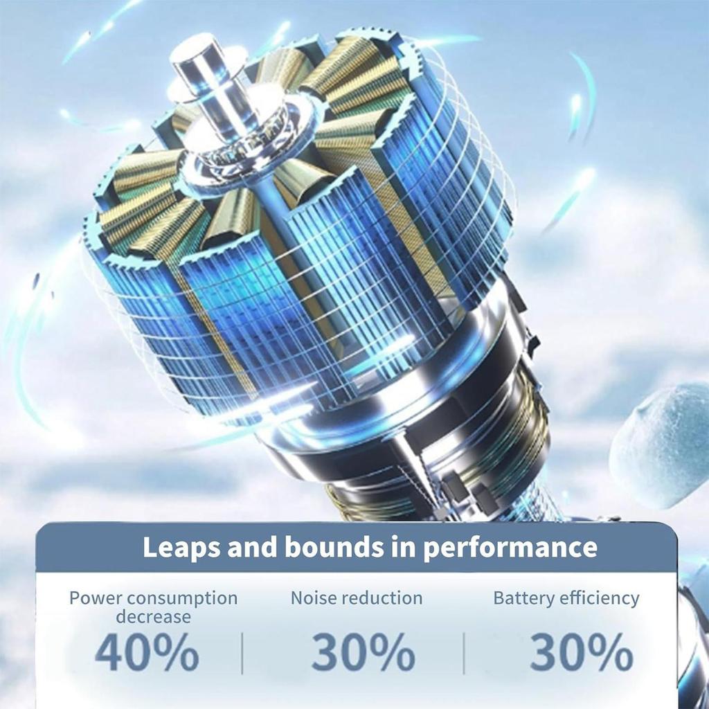 Handheld Fan Small Portable Hand Fan Cooling 100 Speed Foldable Air Cooler with LED Display Rechargeable Cool