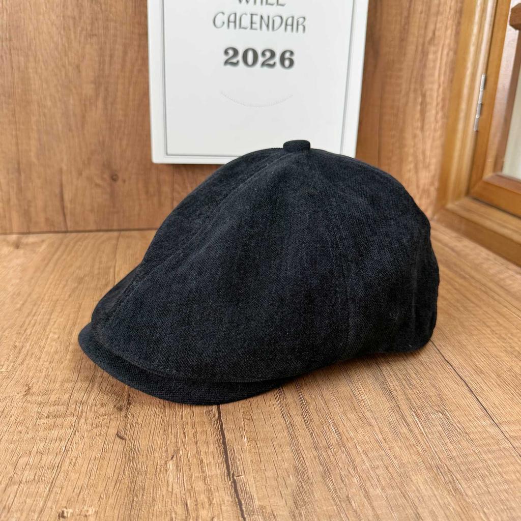 British Style Retro Newsboy Hat Old Texture Short Brim Forward Hat Men and Women Can Wear Spring and Autumn Travel Versatile Cap
