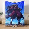 Naruto Blanket Durable Comfort Great for Livingroom Bedding Seaside for All Seasons Modern Style Gift for Travel Home Birthdays