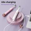 New Electric Toothbrush Adult Model, Soft-bristled Electric Toothbrush White Powder Couple Model, Family Set Electric