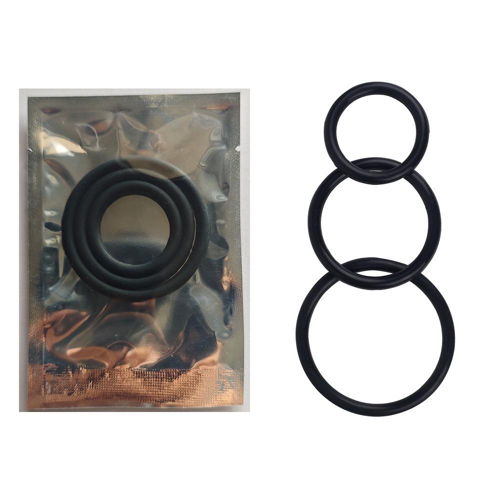 Men's Silicone Penis Ring Set - Extra Thick Enlargement & Masturbation Rings, Adult Sex Toys