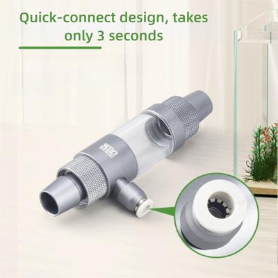 Beobachtbarer Aquarium CO2 Diffusor Schnelleinsatz Anti-Rückfluss CO2 Externer Vernebler Fischbecken CO2 Diffusor Aquarium Gebrauch