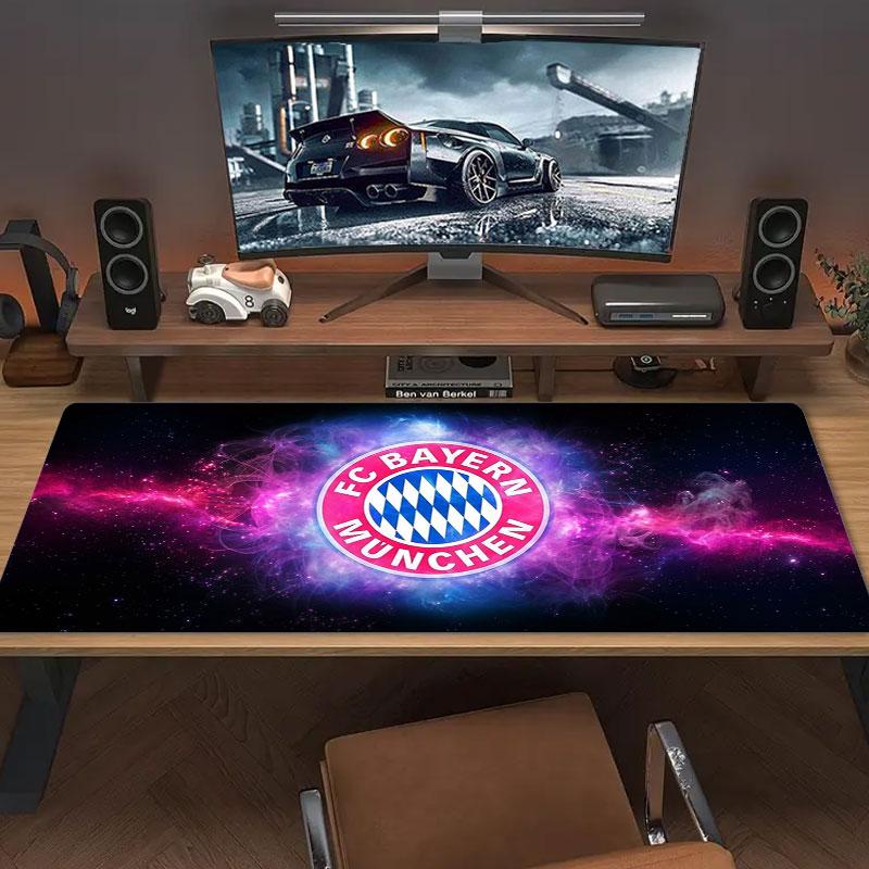 FC Bayern Munchen Large Size Mouse Pad Large Gaming Table Cushion Non-slip Laptop Tablet Big Mousepad XXL Mat Mini PC Playmat With Lock edge