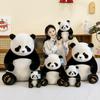 Plyšová hračka ľadový medveď panda - handrová bábika pre deti, Darček z boutique zoologickej záhrady