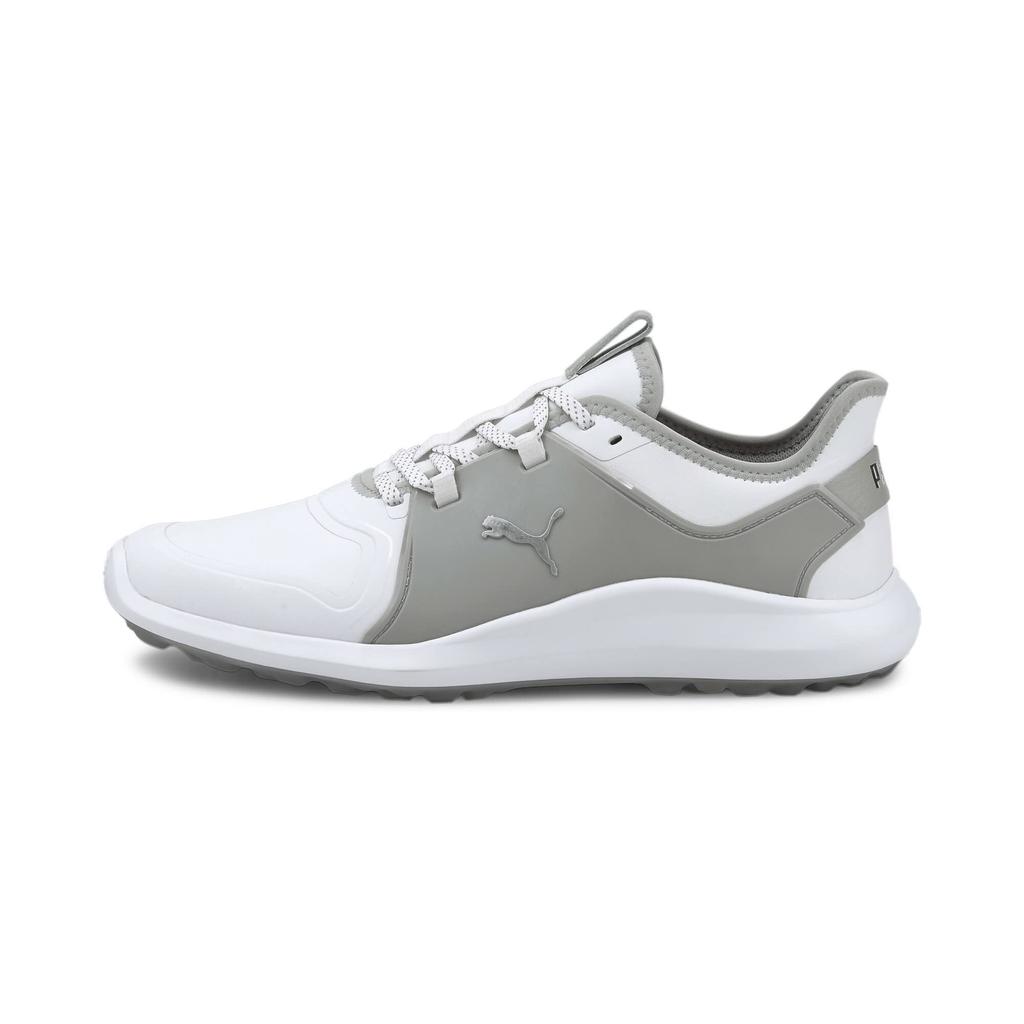 Golf Spikeless Shoes Ignite FASTEN8 Pro Puma Rise cm 3E [PUMA] Men's White/Puma Silver/High 27.0