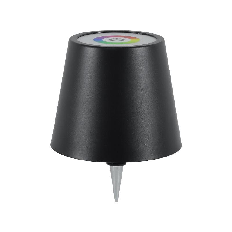 RGB Plug-in Wine Bottle Lamp Metal Wine Bottle Table Lamp Rechargeable LED Luminous Table Lamp