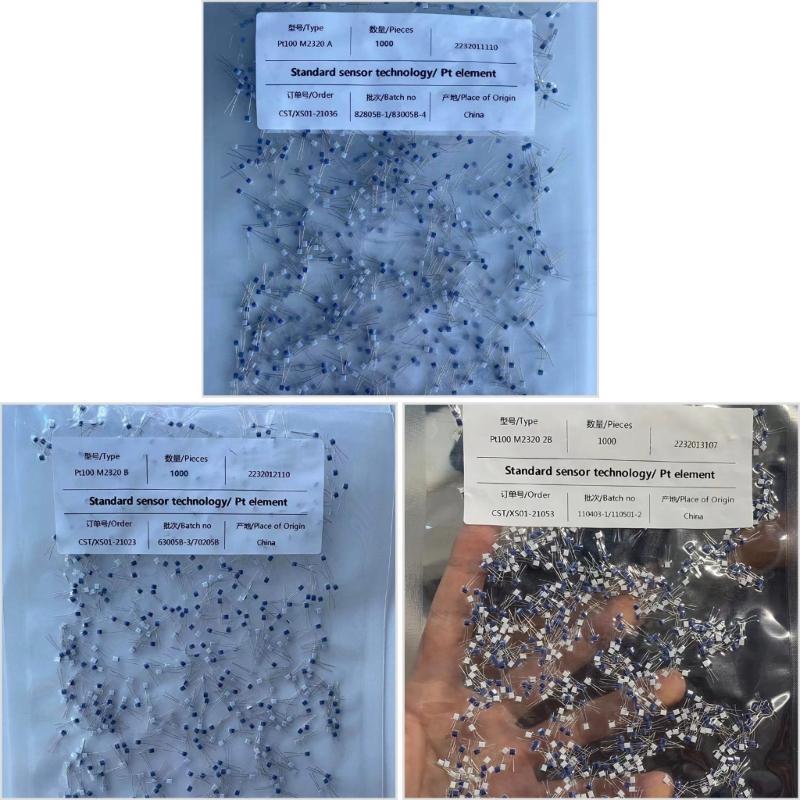 E15D 1Pc PT100 Temperature Sensors Metal Resistance Thermistor Chip Temperature Control For Industrial Scientificity