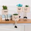 Creative Expression Character Flower Pot Handicraft Ornaments Garden Decoration