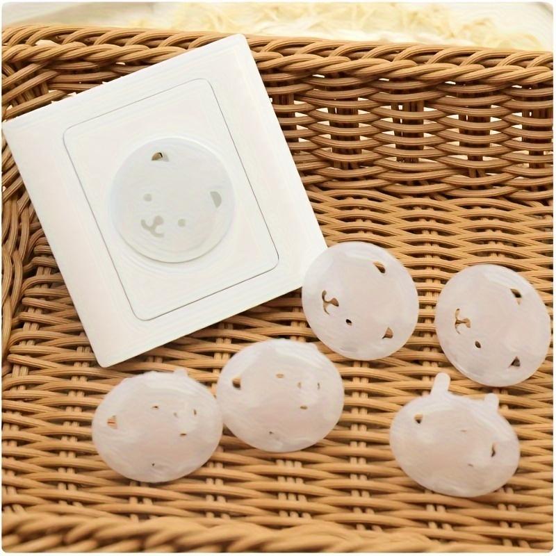 10pcs Bear EU Power Socket Electrical Outlet Baby Kids Child Safety Guard Protection Anti Electric Shock Plugs Protector Cover
