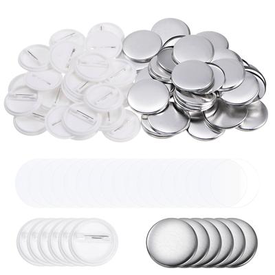 120/200/500Set Blank Badge Pin Button Maker Parts Material Supplies 25mm 32mm 37mm 44mm 58mm for Button Maker Machine DIY Making