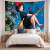 Kikis Lieferdienst (32) Künstlerisches Wandbehang-Gobelin für Haus Schlafzimmer Wohnzimmer Dekor Tolle Geschenkidee