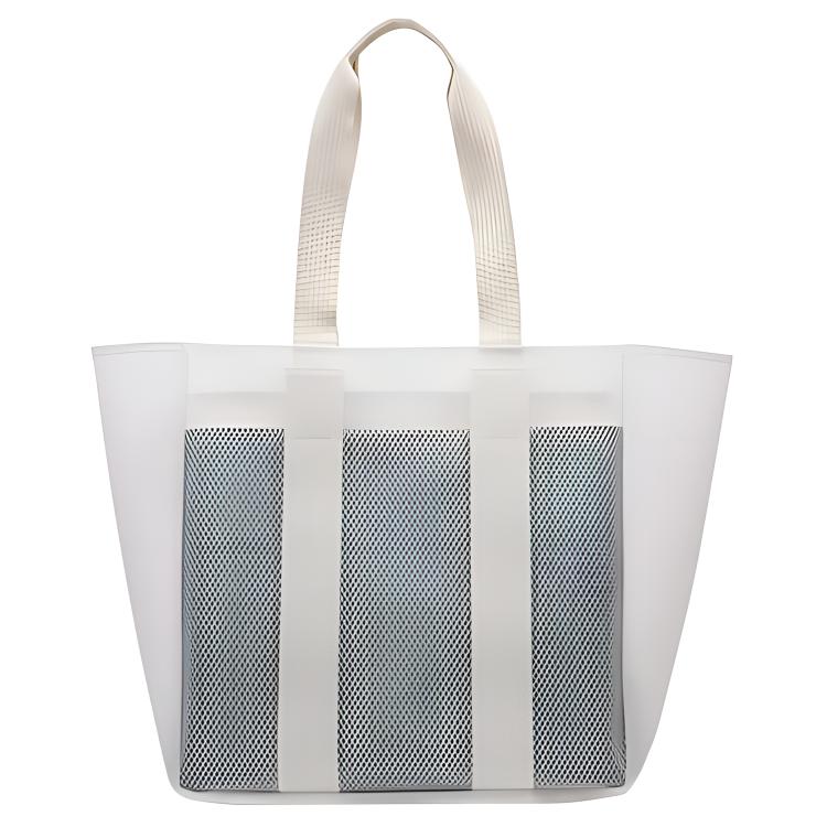 Lacoste Logo Print Tote Bag Unisex Tote Bags Transparent NU4150PB