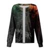 Dámské ležérní oblečení s dlouhým rukávem, jednořadové halloweenské oblečení s potiskem Cardigan Top oblečení Uniformy