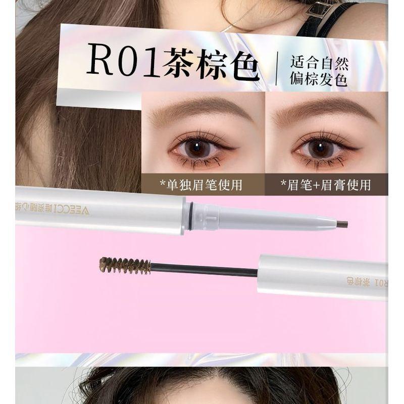 VEECCI - 3 In 1 Dual-Ended Browcara - 3 Colors