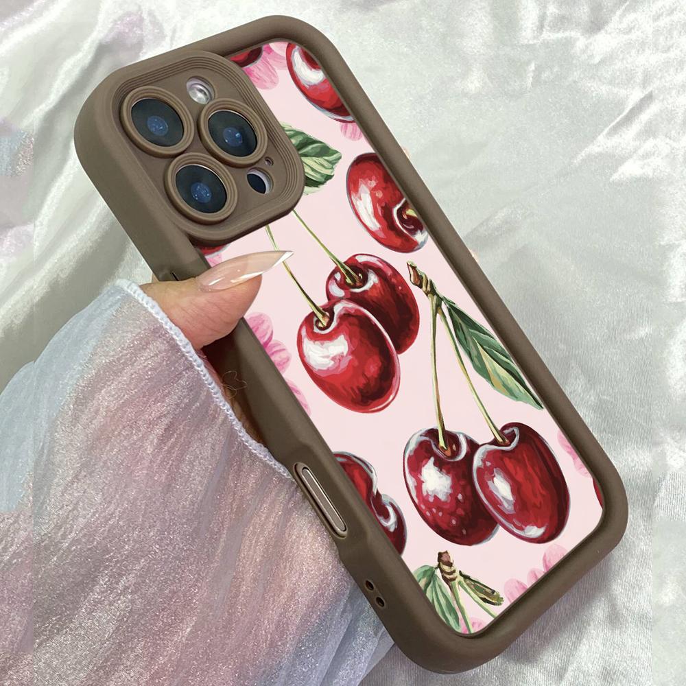 JT127 Cherry Blossom Design for iPhone 17 16 15 Pro Max Samsung S26 S25 S24 Ultra A17 A16 A07 A56 A06 Xiaomi 15T Redmi 15c 14c 13C Soft TPU Case