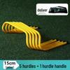 Adjustable Athletic Training Hurdles Set