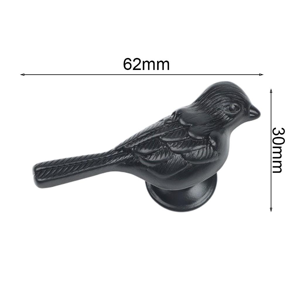 Bird Shaped Handle Drawer Pulls Zinc Alloy Knobs Everyday Use