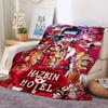 Anime H Hazbin H Hotel Blanket Soft and Skin Friendly For Couch Bed Napping Bedspread All Seasons Comforter