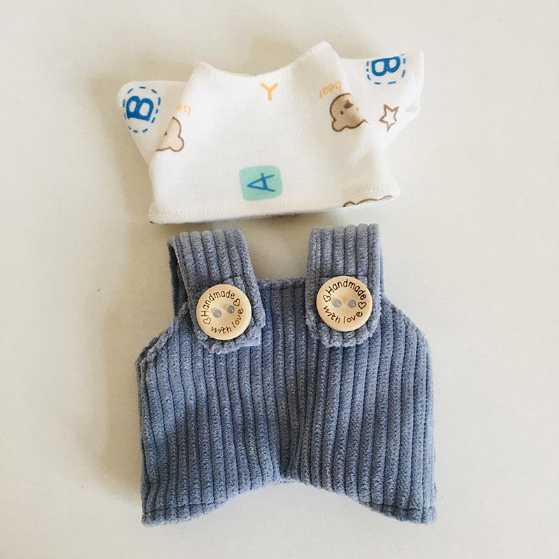 בגדי בובת קטיפה ויניל חמודה 17 ס"מ קופסה עיוורת - תליון LaBuBu שמלת אביזרים