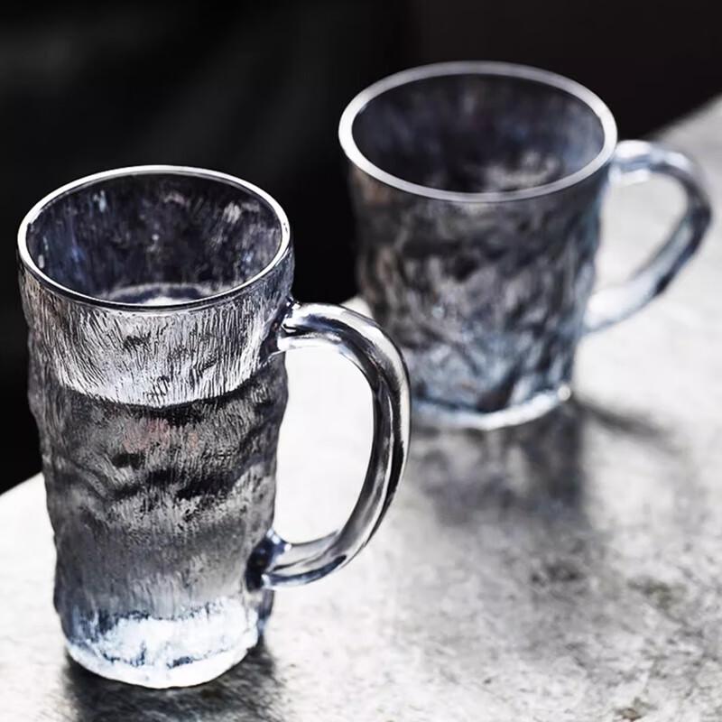 Langxi Glacier Pattern Glass Mug Set