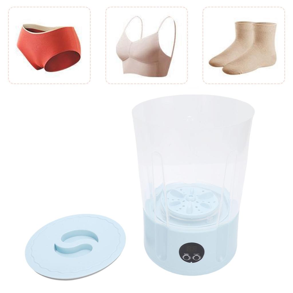 Portable Underwear Washer   Cleaning Quiet Rechargeable Cordless Underwear Washing Machine for Towels Socks