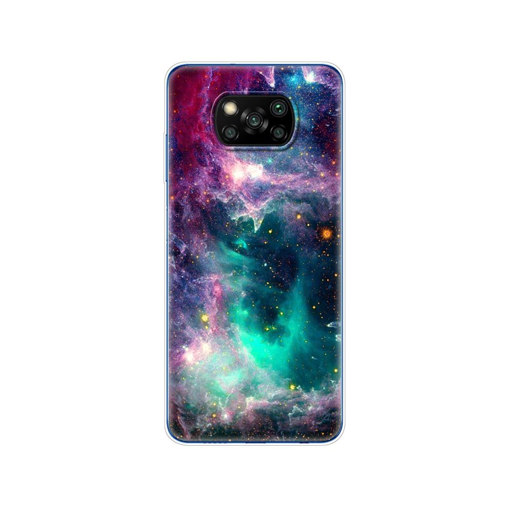 Für Xiaomi Poco X3 NFC-Hülle, weiche Silikonrückseite, für POCO X3 Pro-Hülle, TPU-Stoßfänger für Poco X 3 PocoX3 NFC 6,67 Zoll globale Telefonabdeckung