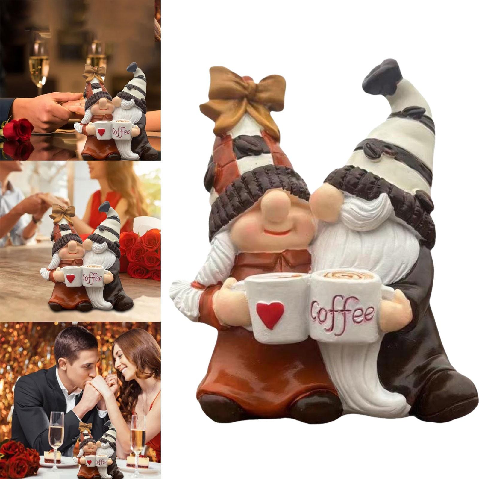 Christmas Coffee Midget Coffee Bar Decoration Accessories Spring Summer Midget Ornament Gift Autumn Midget Home Ornament One Size чёрный