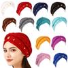 Elastic Beaded Braid Head Cover Scarf For Adults Kids Yoga Running Comfortable Stretchy Design Braided Headwear