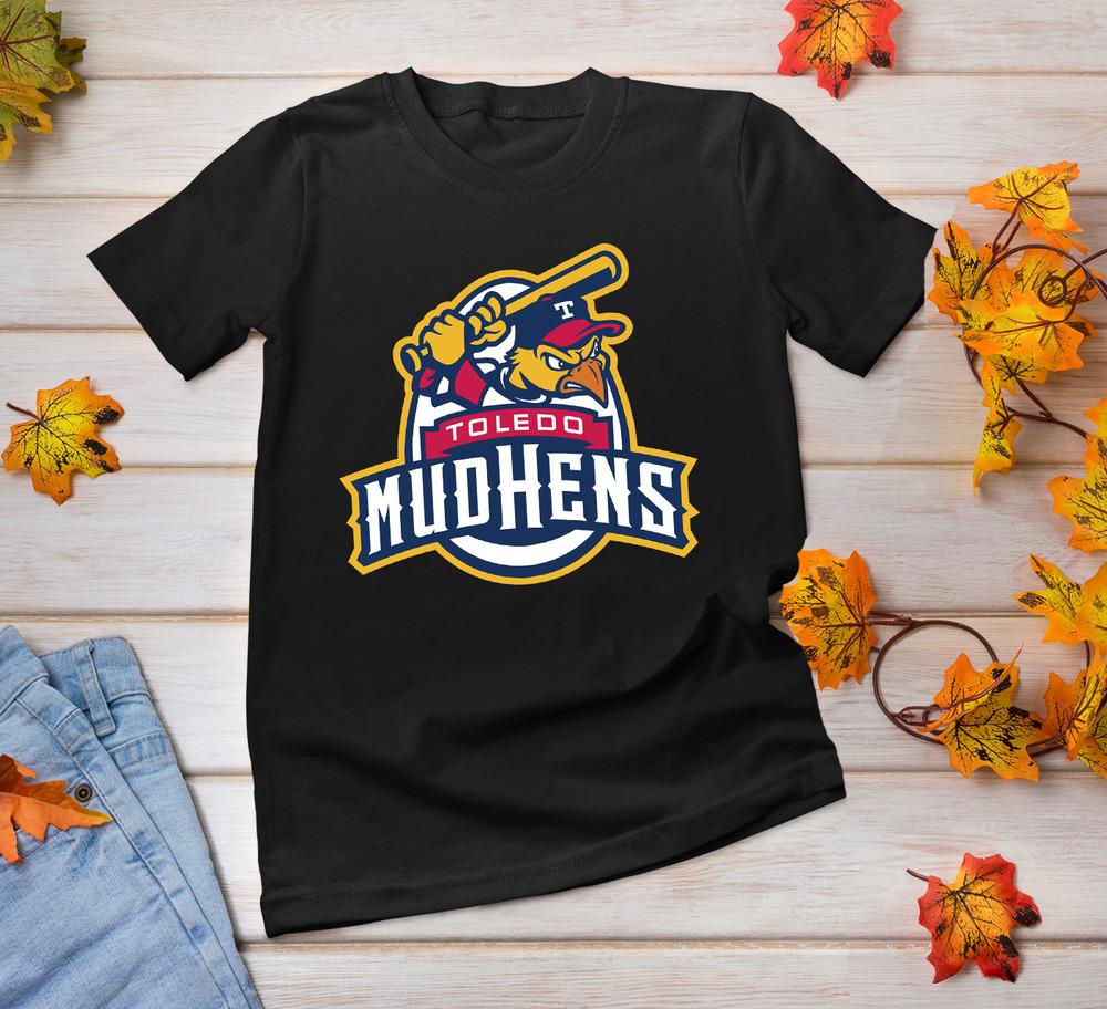 Toledo Mud Hens Baseball Men T-shirt Black Cotton All Sizes S to 5XL Unisex T-Shirt S
