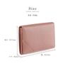 Lizdays Business Card Holder for Genuine Large Brand Name Business Card Case with Thin Design Pink X Women, Leather, Capacity, Dividers, (Salmon Gold)