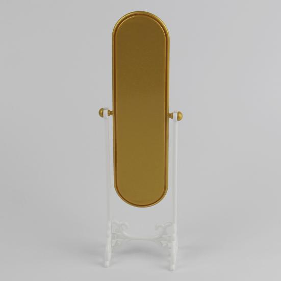 Miniature Mirror Lightweight Eye-catching Plastic Home Furnishings Dollhouse Mirror for Micro Landscape