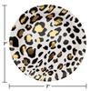 Leopard Dessert Plates 7 Inch Disposable Paper Plates 24 Count Sturdy Plates Party Supplies Tableware Events Celebrations