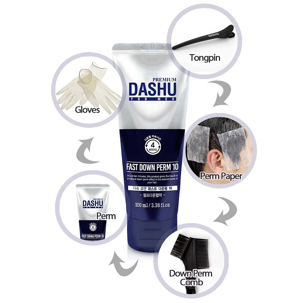 [DASHU] For Men Premium Fast Down Perm 10 100ml