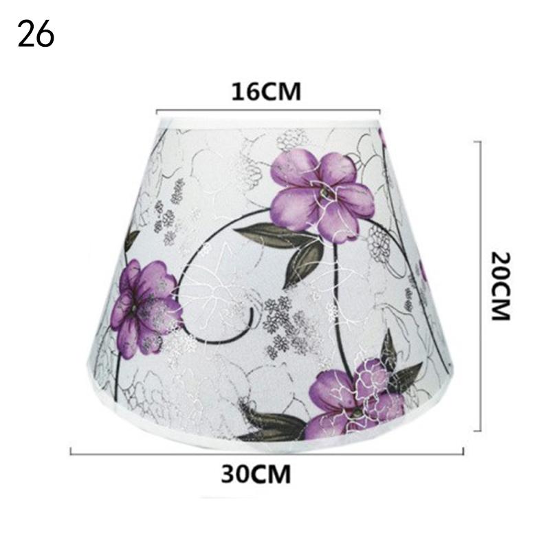 European Retro Style Table Lampshades PVC Sheepskin Fabric Floor Lamp Shade Bedroom Bedside Home Decor Wall Lamp Shell Cover