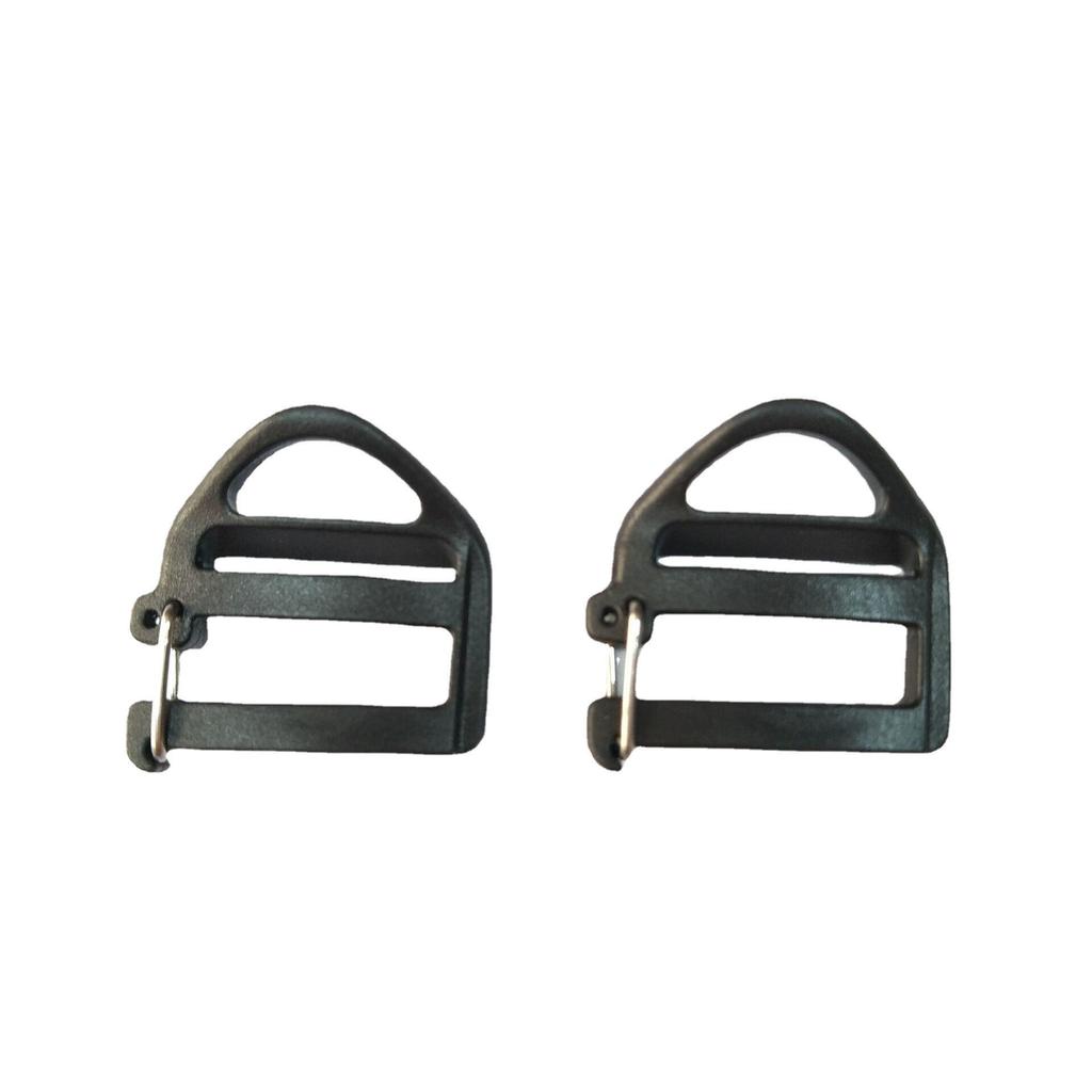 25mm Multifunctional Plastic Removable Eye Buckle 2.5cm Backpack Hook with Left Opening