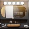 LED Lights Kit for Makeup Vanity Mirror,5 Dimmable Bulbs,3 Colors,USB Powered,Semi Flush Mount Makeup Light for Powder Room