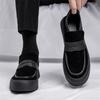 FashionEnglish Style Casual Shoes for Men's Conference Business Shoes Versatile Banquet Dress Shoes for Men's Genuine Leather Shoes